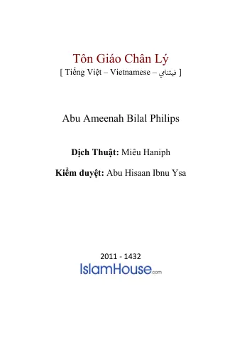 Tôn giáo thật của Chúa